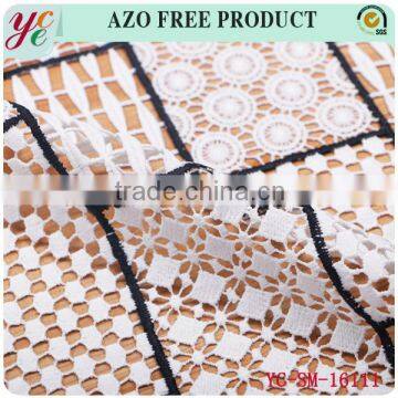 Black and White Hollow Out Pattern Water Soluble Fabric Embroidery for Women photo-5