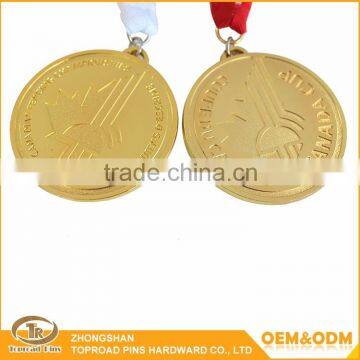 2017 new design souvenir gift products metal awards medallion team trophies medals