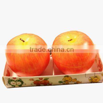 Apple candle Fruit craft candle