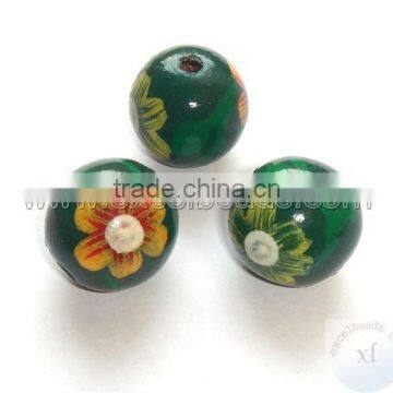 Hand Painted Wooden Beads