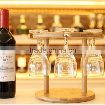 Bamboo Wine Glass Rack