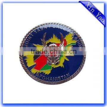 Wholesale customized logo epoxy coin for souvenir