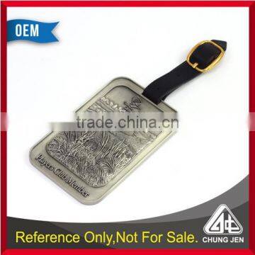 Good design Metal member VIP CLUB CARD 3D tag