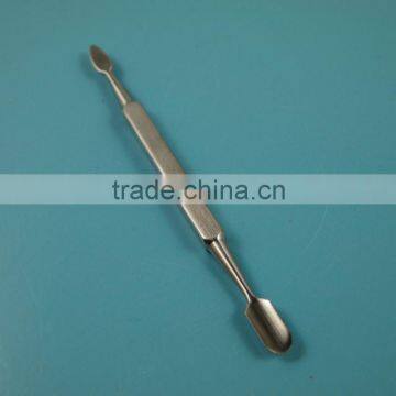 GT-039JLH Stainless steel 2 in 1 double ended cuticle pusher /cuticle knife