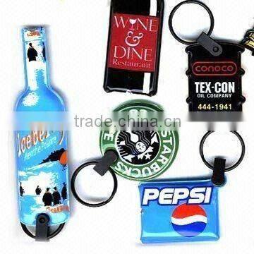 Promotional Items Custom Soft PVC LED Keychain