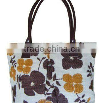 Fashion Handmade knitted Straw Beach Bag