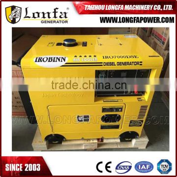 7kVA 7kv Soundproof Silent Canopy Type Diesel Engine Generator Set