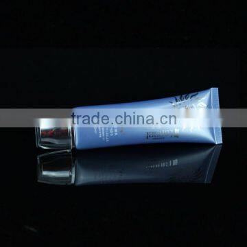 hot stamping cosmetic oval tube with shiny screw cap made in China supplied in bulk