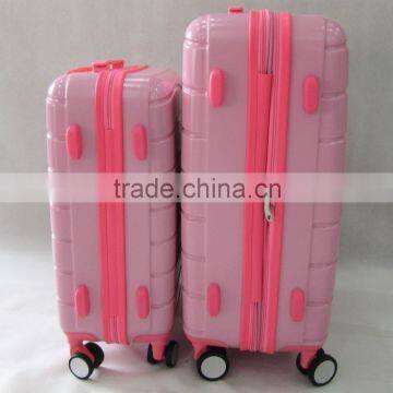 Frosted Curve-shape ABS+PC Fashion Trolley Luggage Set photo-4