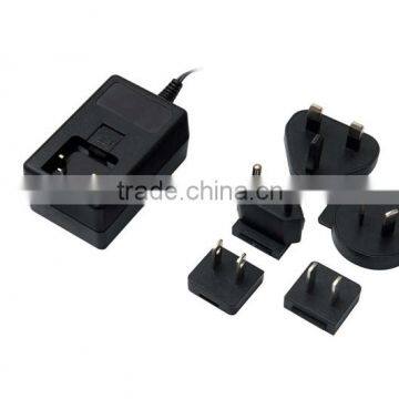 624 series AC/DC power adapter-interchangeable type-30W universal adapters switching power adapter