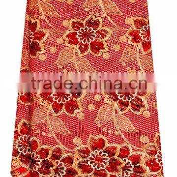 CL17-54 Multicolor Wonderful Flower Pattern Organza Lace for Halloween Dress French Lace Fabric photo-3