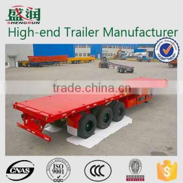 China Liangshan popular sale flatbed container semi trailer