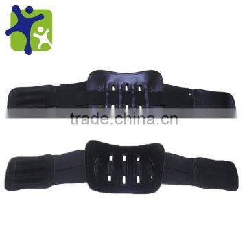 Artificial leather back support with Aluminium belt