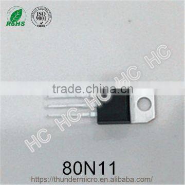 80N11 mosfet TO-220 80A 110V Field-Effect transistor