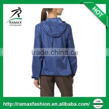 Ramax Custom Women Plain Lightweight Outdoor Windbreaker Track Jackets photo-4