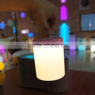 Mini decoration table lamp warm white touch sensor brightness change led lamp speaker