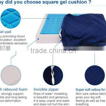 Coccyx Cool Gel Seat Cushion for Lower Back Pain Relief