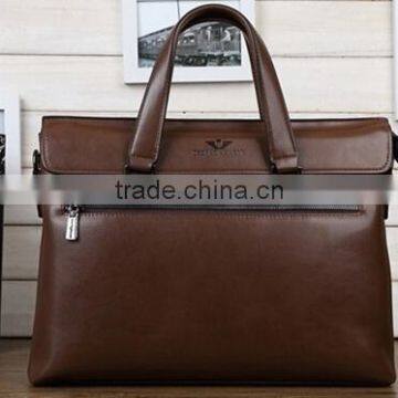 High quality mens leather document bag