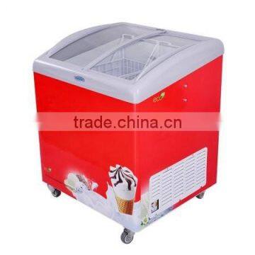 Small Ice Cream Freezer Ice Cream Chest Freezer Single Glass Top Door Freezer photo-6