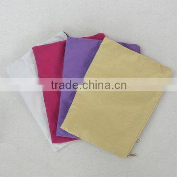 Small Zipper Cotton Canvas Tote Shopping Bags photo-2