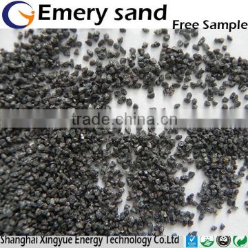 Abrasive/refractory/sandblasting high hardness brown emery sand