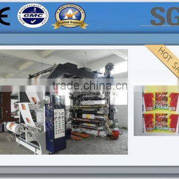 high speed 6 six colors flexo printing machine