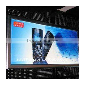 Big slim light box, snap open led light box, snap frame light box