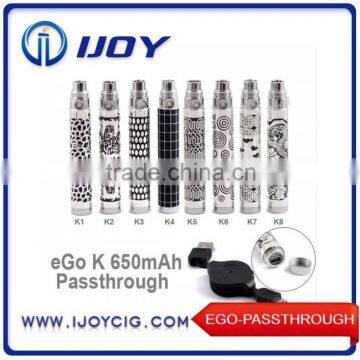 Hurry!IJOY 2014 CIGPET last promotion vape ego battery passthrough usb eGo passthrough battery with USB cable