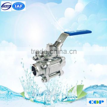 BS standard male NPT handwheel socket ball valve