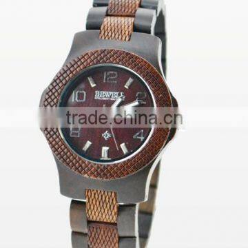 new fashion wooden watch, 100% natural watch wood, wooden wrist watch