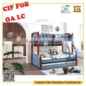 modern bed room furniture environmental multifunction bunk bed children bed
