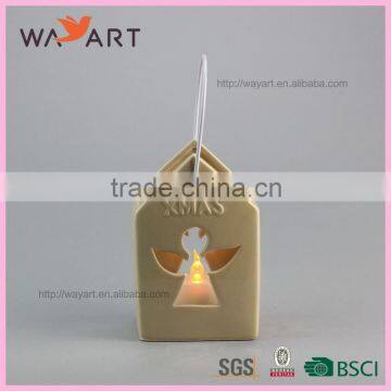 Xmas Green Ceramic Tea Light Candle Holders Wholesale