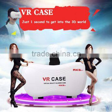 2016 Newest 3D VR Virtual Reality Headset 3D Movie Game Glasses Adjust Cardboard VR BOX 2.0 For 3.5~6.0"