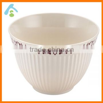 Melamine Round Ribbed bowls set Popular for home