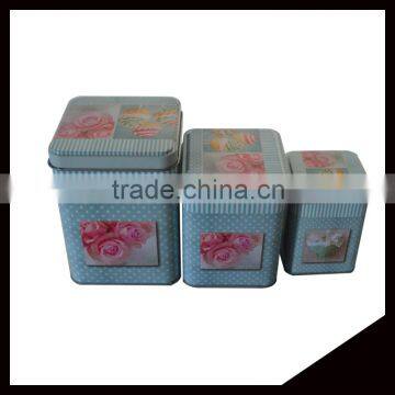 Hot Sale Rectangle New Design Biscuit Customized Size Tin Box Wholesale