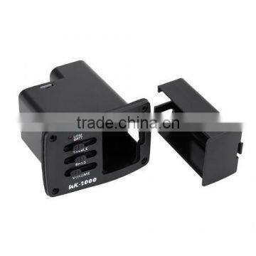 Acoustic Guitar Bass Treble Tone and Volume Control EQ Equalizer Preamp Piezo Pickup Tuner Amplifier With Active Line 6.35MM Plu photo-3