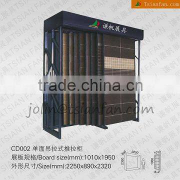 CD002 stone tile showroom rack stand / Hanging style type rack