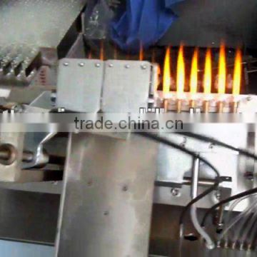 Automatic glass ampoule filling and sealing machine