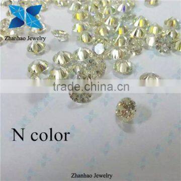 high imitation diamond J color high quality yellow gemstone