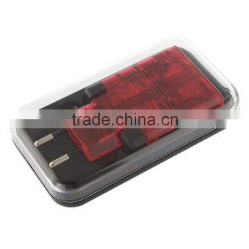 Worldwide Unique style non-grounding 10A 250V travel schuko plug charging for all over the world