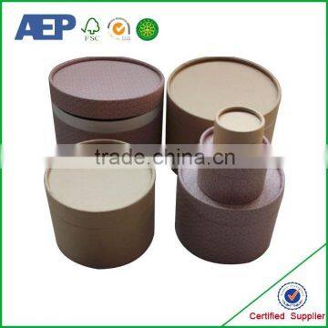 flower packaging use costom made large printed cardboard round gift box with lid on demand