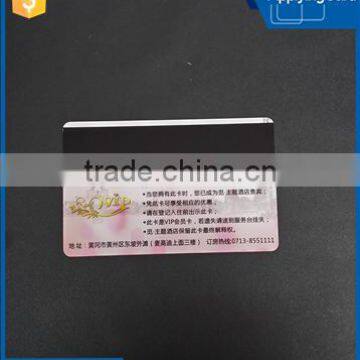 Plastic discount vip membership contactless smart card pvc business card with magnetic stripe printing