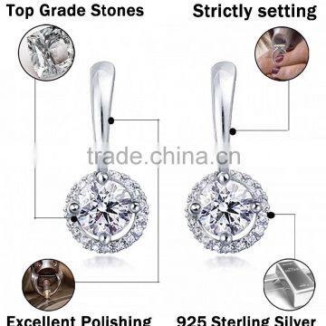 Fashion Design Cherry Shaped 925 Sterling Silver Ear Studs for Women photo-2