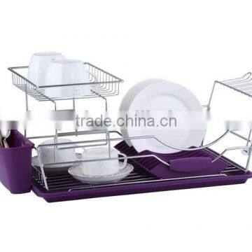 fashionable design chrome dish rack