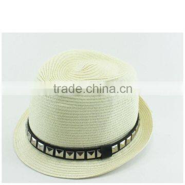 Top Quality Fedora Diamond Seashell Cap Manual Colourful Straw Hats For Ladies photo-3