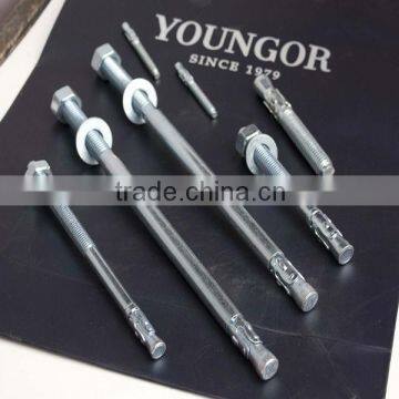 zinc plated wedge anchors M12 factory directly