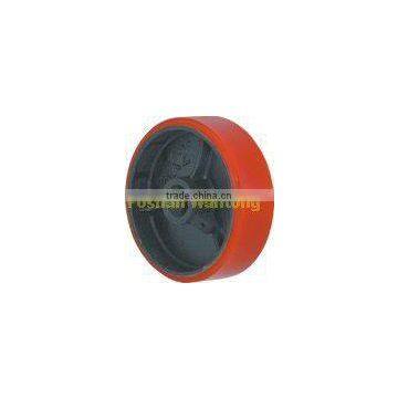 Heavy Duty Iron Core Polyurethane Fixed Industrial wheel casters