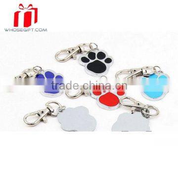 Promotional Zinc Alloy Metal Paw Shape Pet Dog Tags