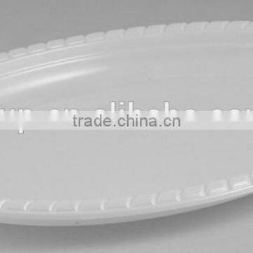 27x21cm plastic oval plate