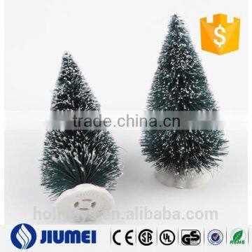 New Arrival 10cm Desktop Green Color Mini Optical Fiber Christmas Tree